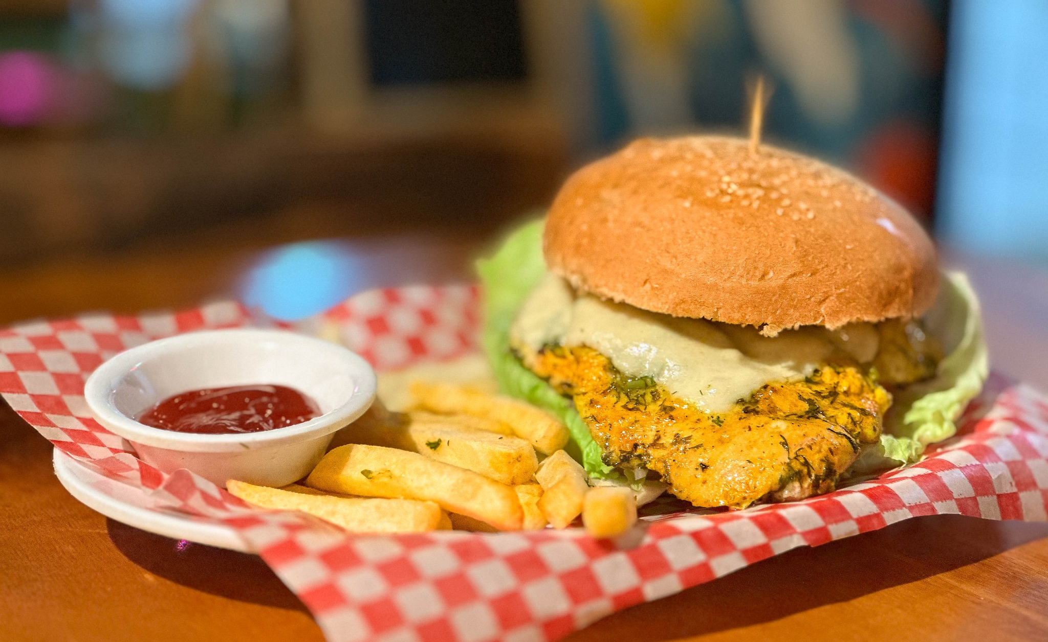 Hamburguesa de pollo